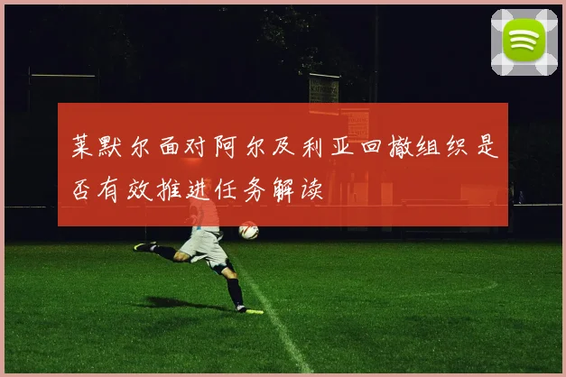 莱默尔面对阿尔及利亚回撤组织是否有效推进任务解读